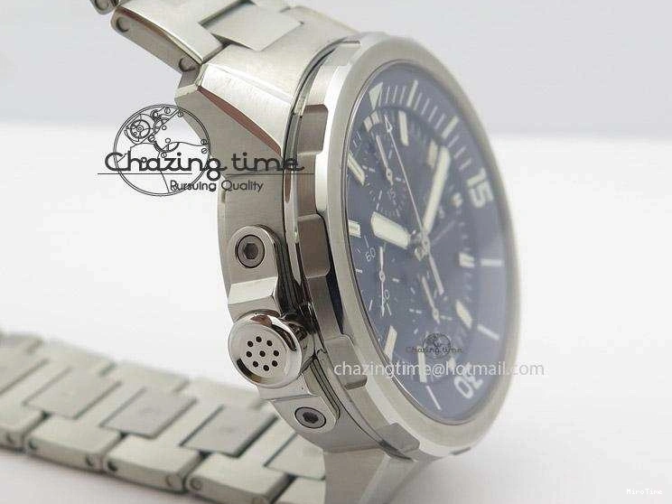 MIROTIME 0520 Classic Aquatimer Chrono IW376803 V6F 1:1 Best Edition Black Dial On SS Bracelet A 7361